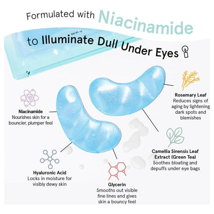 Rejuvenating Under Eye Masks - 48 Pairs, Blue
