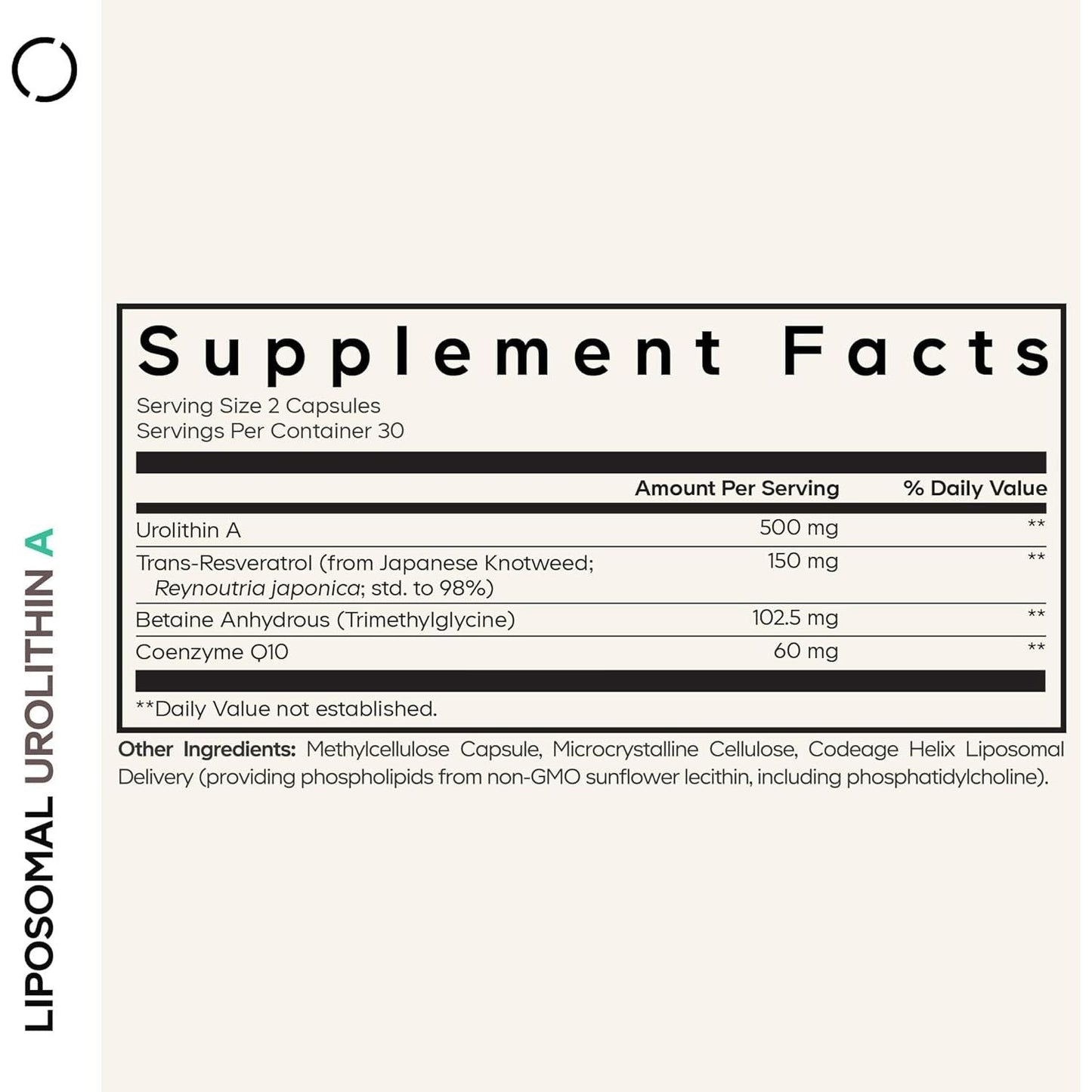 Natural Anti Aging Supplement with CoQ10 & Resveratrol