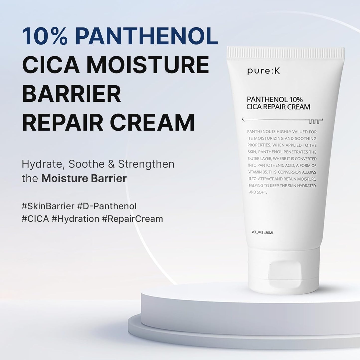 Natural Soothing Cica Moisturizing Cream