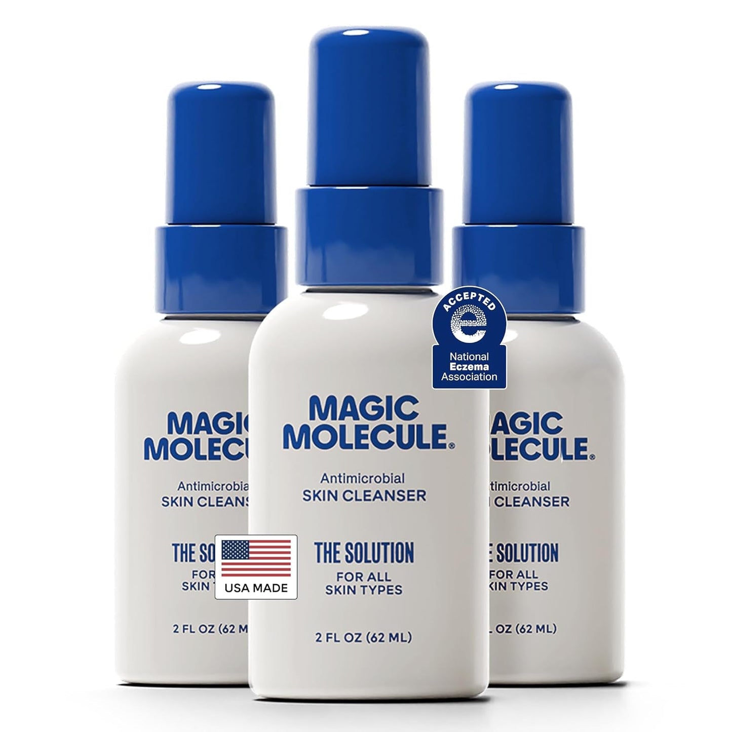 Natural Anti Bacterial Face Cleanser 3 Pack - Mycosmeticslondon