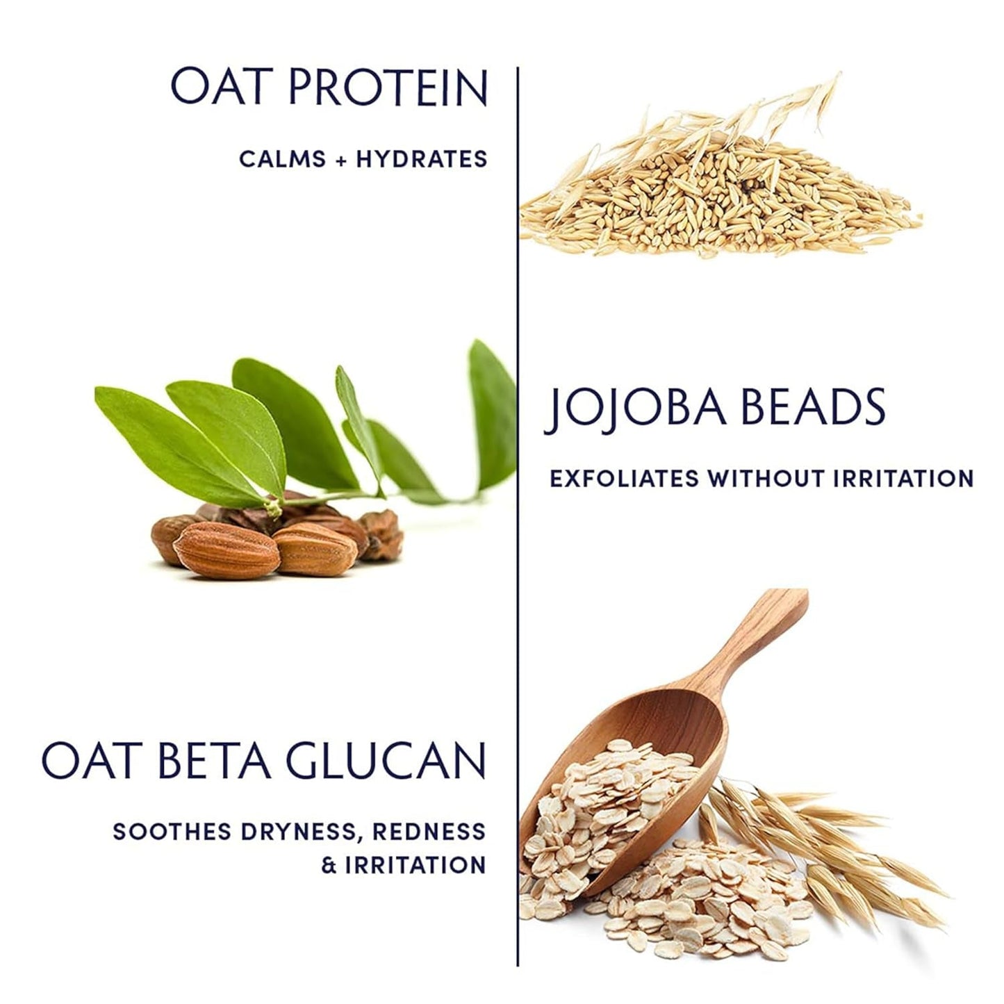 Soothing Oat Facial Exfoliator Cleanser