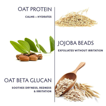Soothing Oat Facial Exfoliator Cleanser