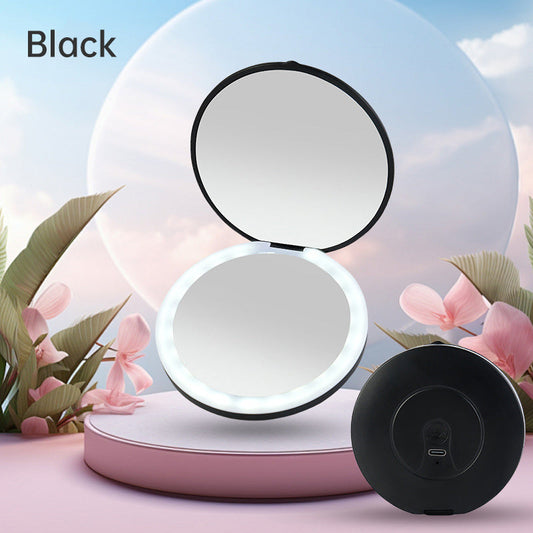 Compact Rechargeable LED Travel Makeup Mirror - Mycosmeticslondon
