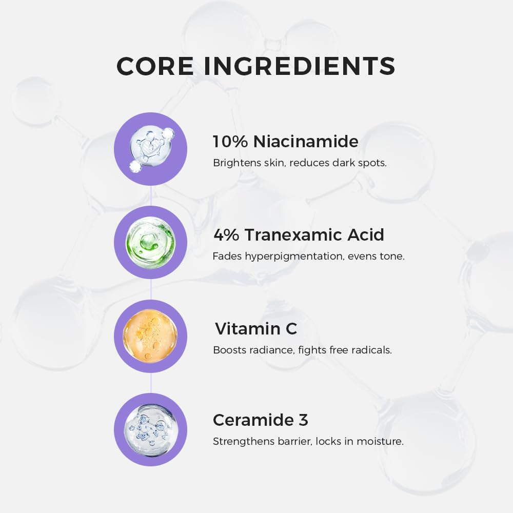 Natural Brightening Face Serum for Even Skin Tone
