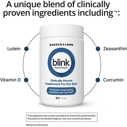 Natural Eye Moisture Softgels - Internal Eye Care