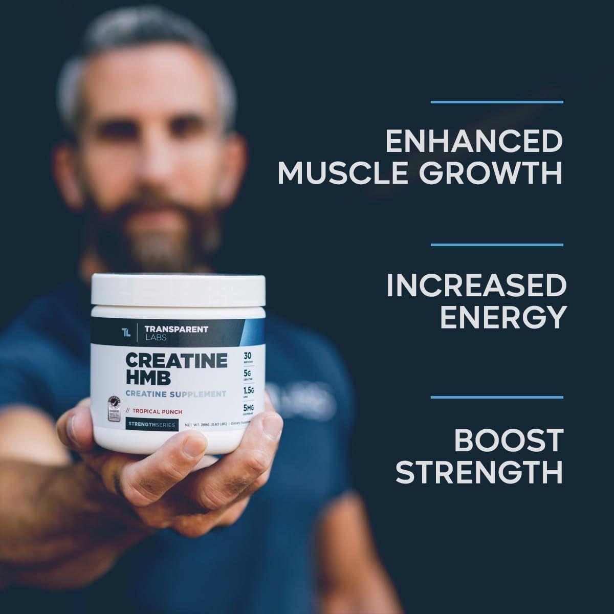 Pure Creatine HMB Muscle Supplement 210g