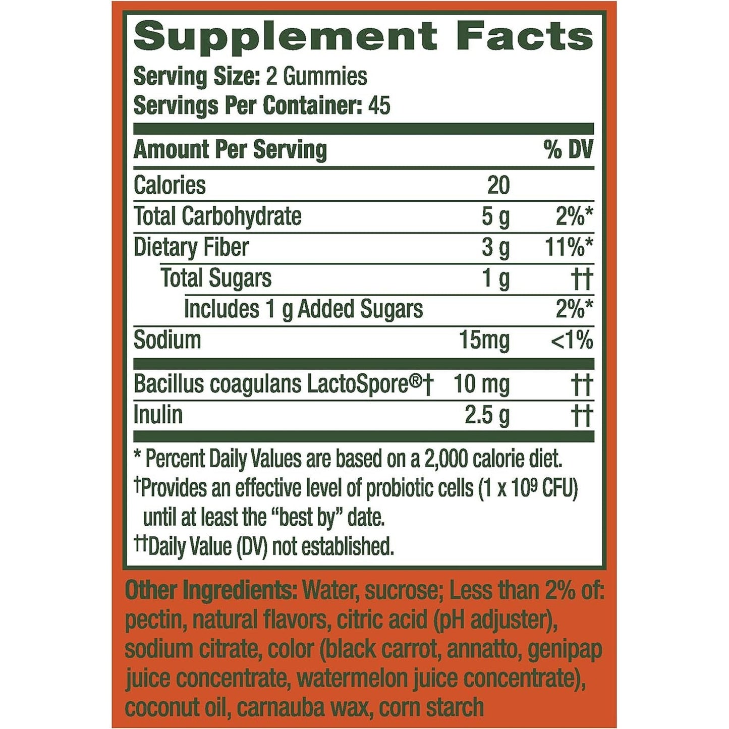 Probiotic Gummies with Prebiotics - 90ct Natural Digestive Aid