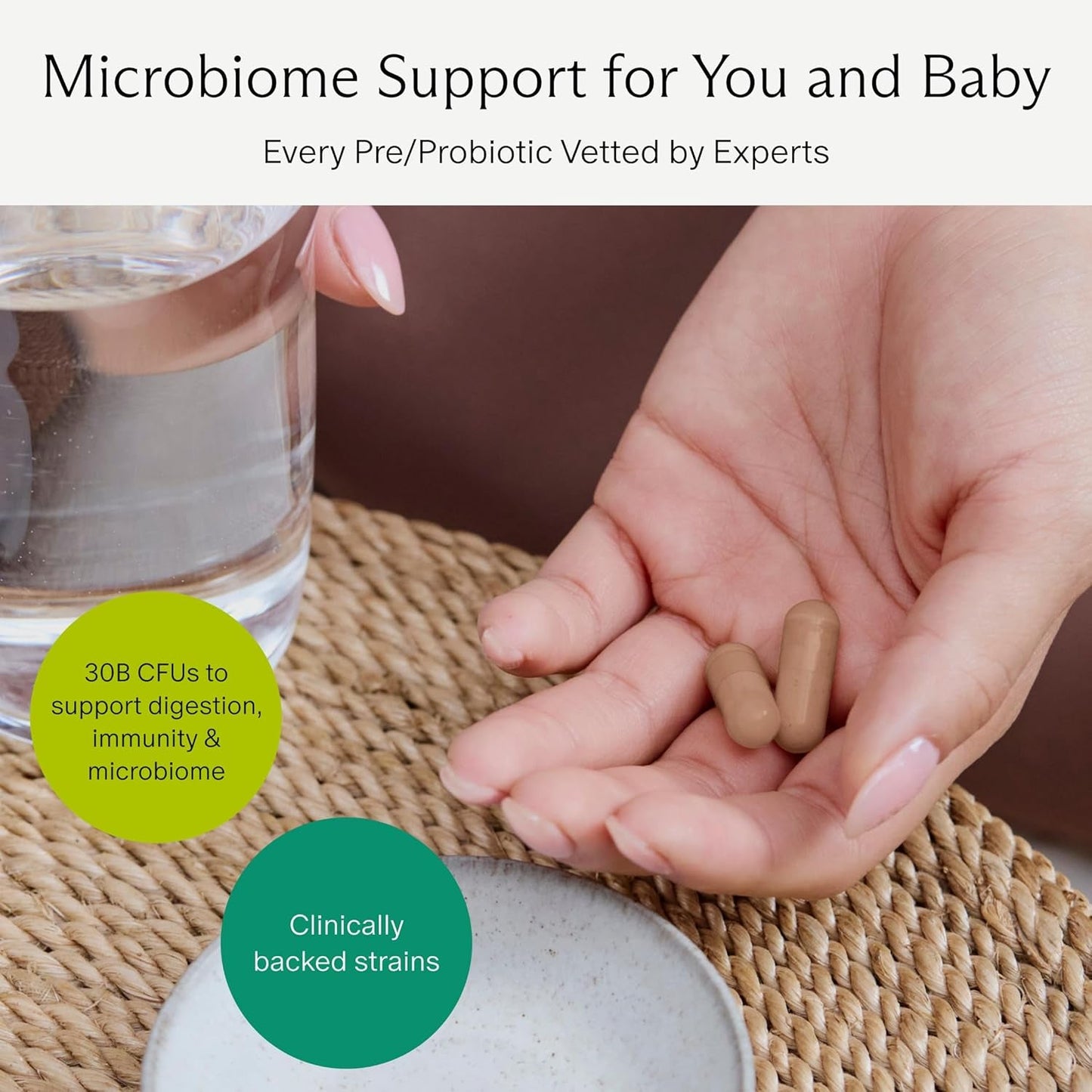 Best Prenatal Probiotic Supplement for Women - 30 Billion CFU