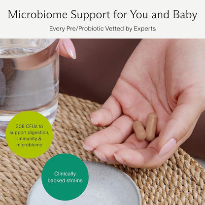 Best Prenatal Probiotic Supplement for Women - 30 Billion CFU