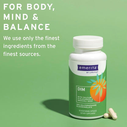 Natural Hormone Balance Supplement with Calcium & Broccoli Extract