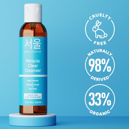 Natural Acne Face Cleanser with Salicylic Acid