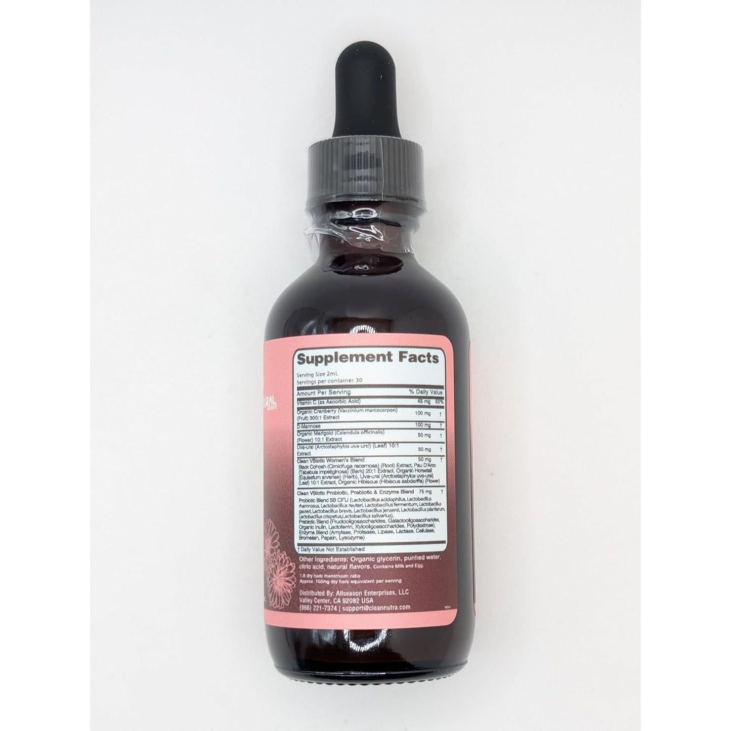 Natural Vaginal Health Probiotic Supplement Drops