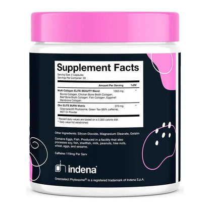 Premium Collagen Capsules - 60 Count | Multi Collagen Booster