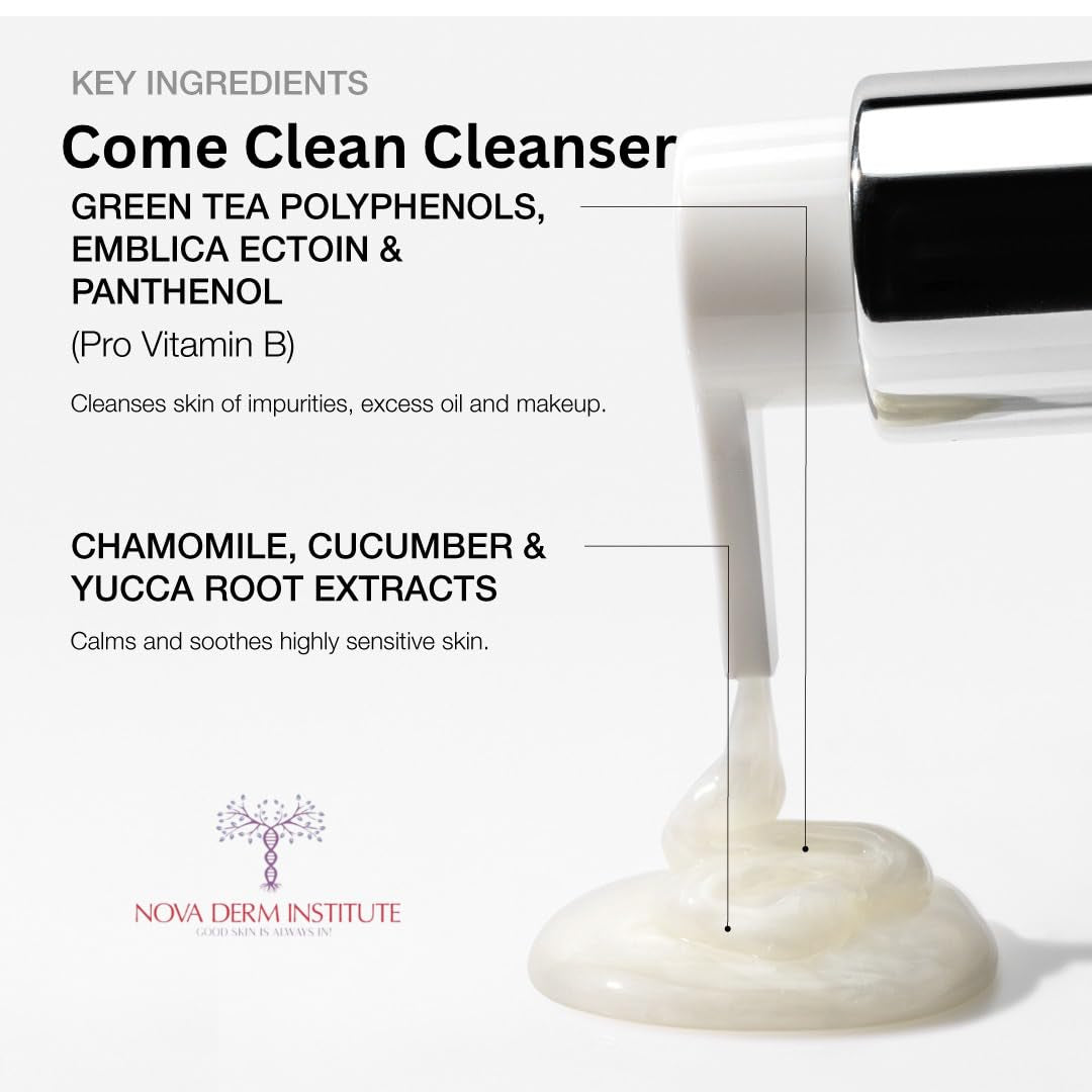Gentle Exfoliating Face Cleanser for Acne Prone Skin
