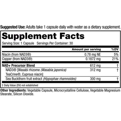 Premium NAD+ Supplement - Energy & Anti Aging Booster