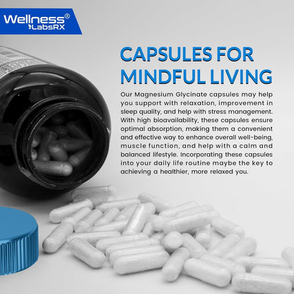 Relaxing Magnesium Supplement 750mg 120 Capsules