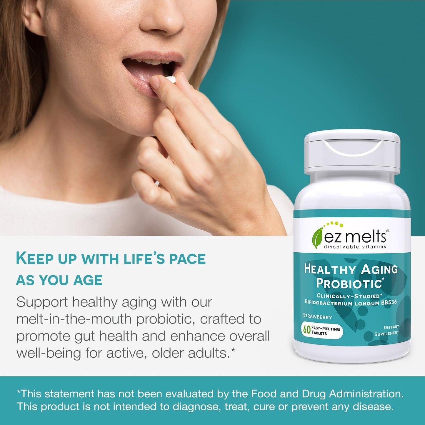 Easy Digest Probiotic Tablets for Gut Health