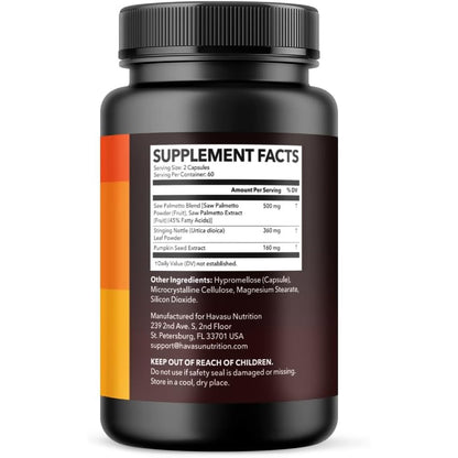 Premium Saw Palmetto Complex for Prostate Health