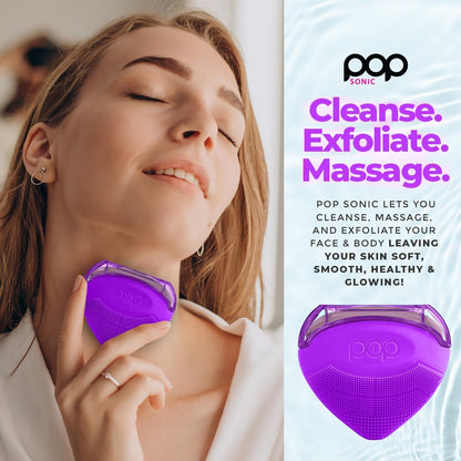 Portable Rechargeable Facial Cleansing Brush Set
