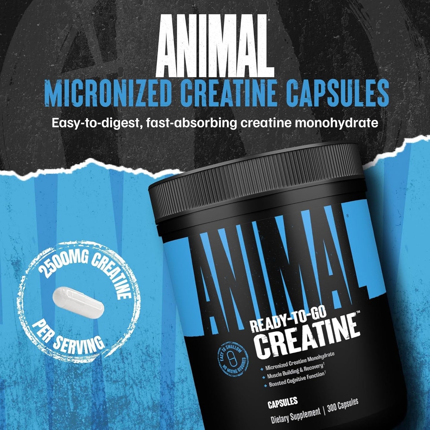 Pure Creatine Monohydrate Pills for Muscle Gain