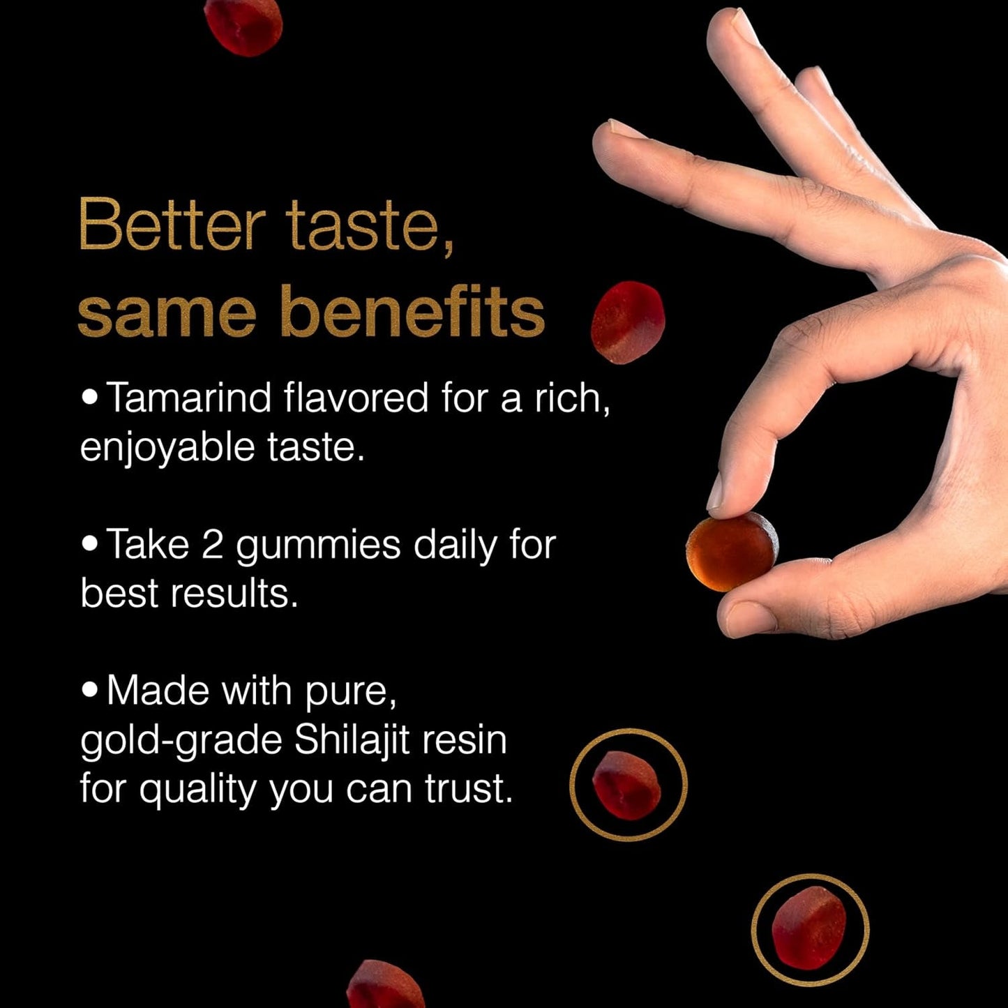 Natural Energy Boost Shilajit Gummies