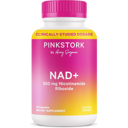 Natural Energy Supplement for Women 500mg NAD+ Capsules - Mycosmeticslondon