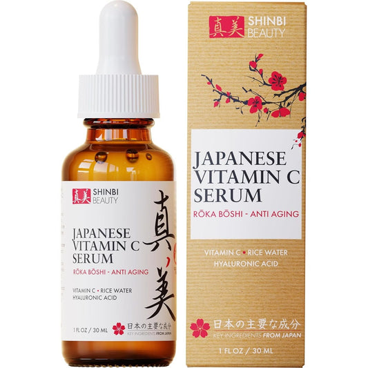 Natural Japanese Vitamin C Face Serum 30ml - Radiant Glow - Mycosmeticslondon