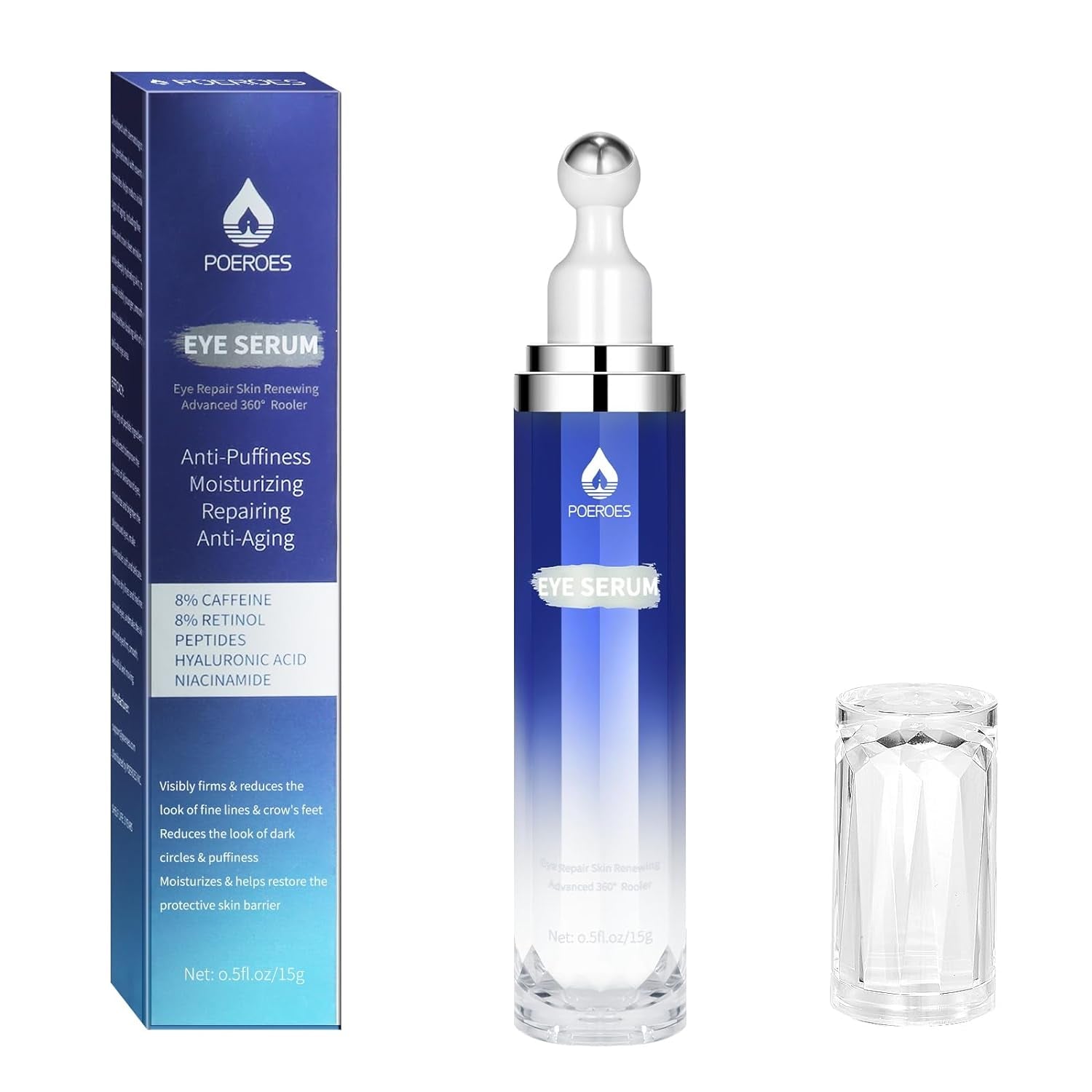 Anti Aging Eye Serum - 15ml Dark Circle Remover - Mycosmeticslondon