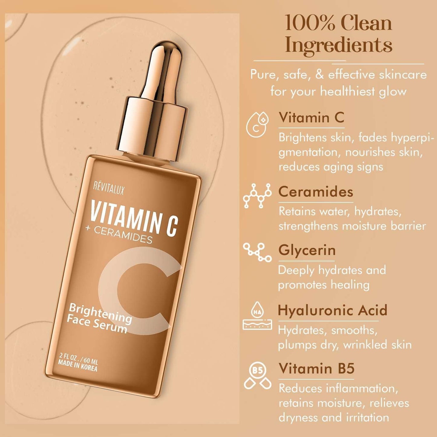 Nourishing Vitamin C Face Serum for Glowing Skin