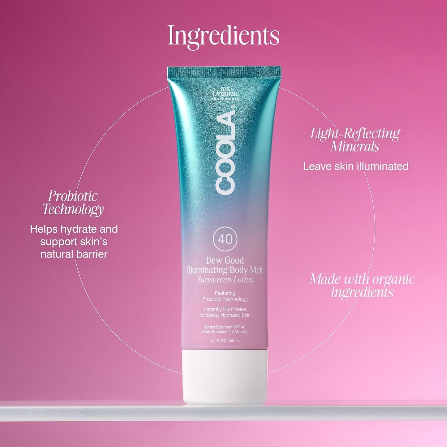 Moisturizing Body Sunscreen SPF 40 - Nourishing Glow Protection