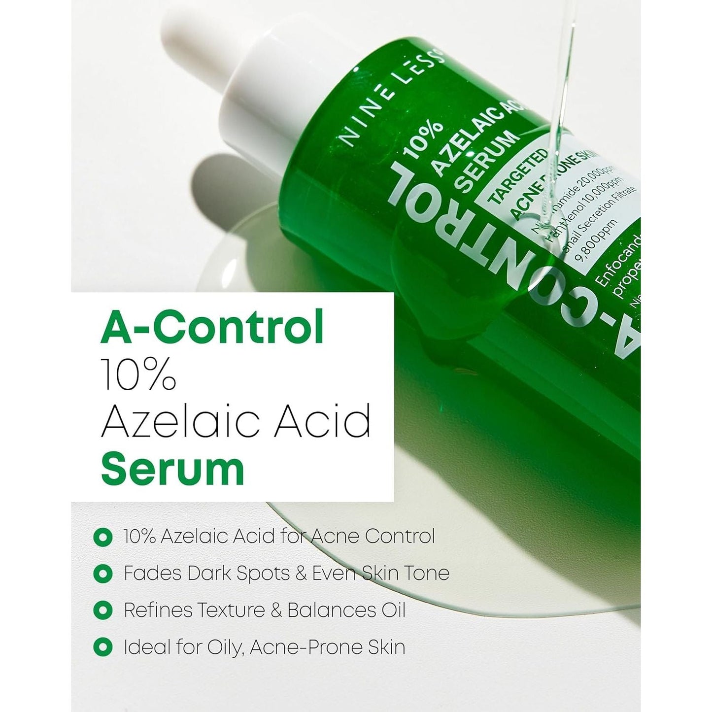 Gentle Azelaic Acid Serum for Acne & Redness Relief