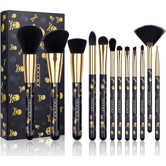 Trendy Makeup Brush Kit - 12 Piece Set - Mycosmeticslondon