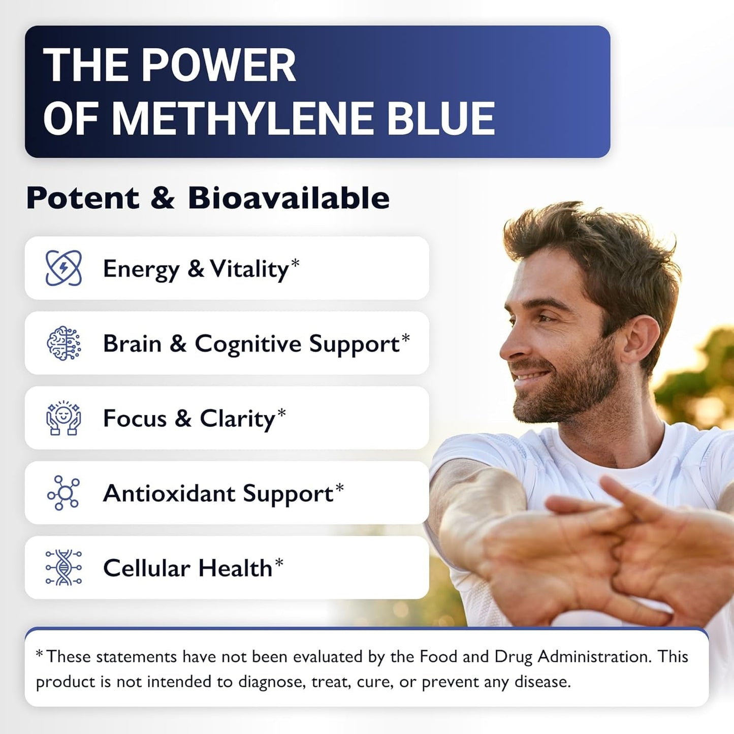 Powerful Methylene Blue Supplement 1% 100ml Energy Boost