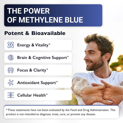 Powerful Methylene Blue Supplement 1% 100ml Energy Boost