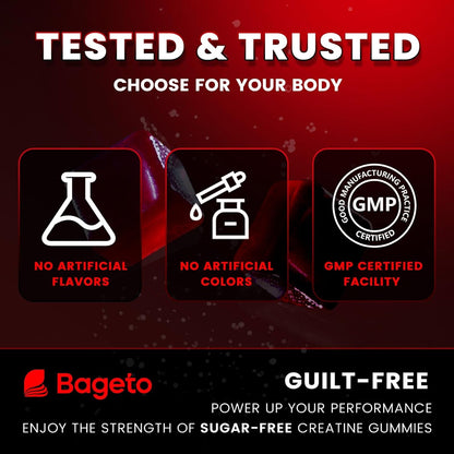 High Strength Sugar Free Creatine Gummy Supplements