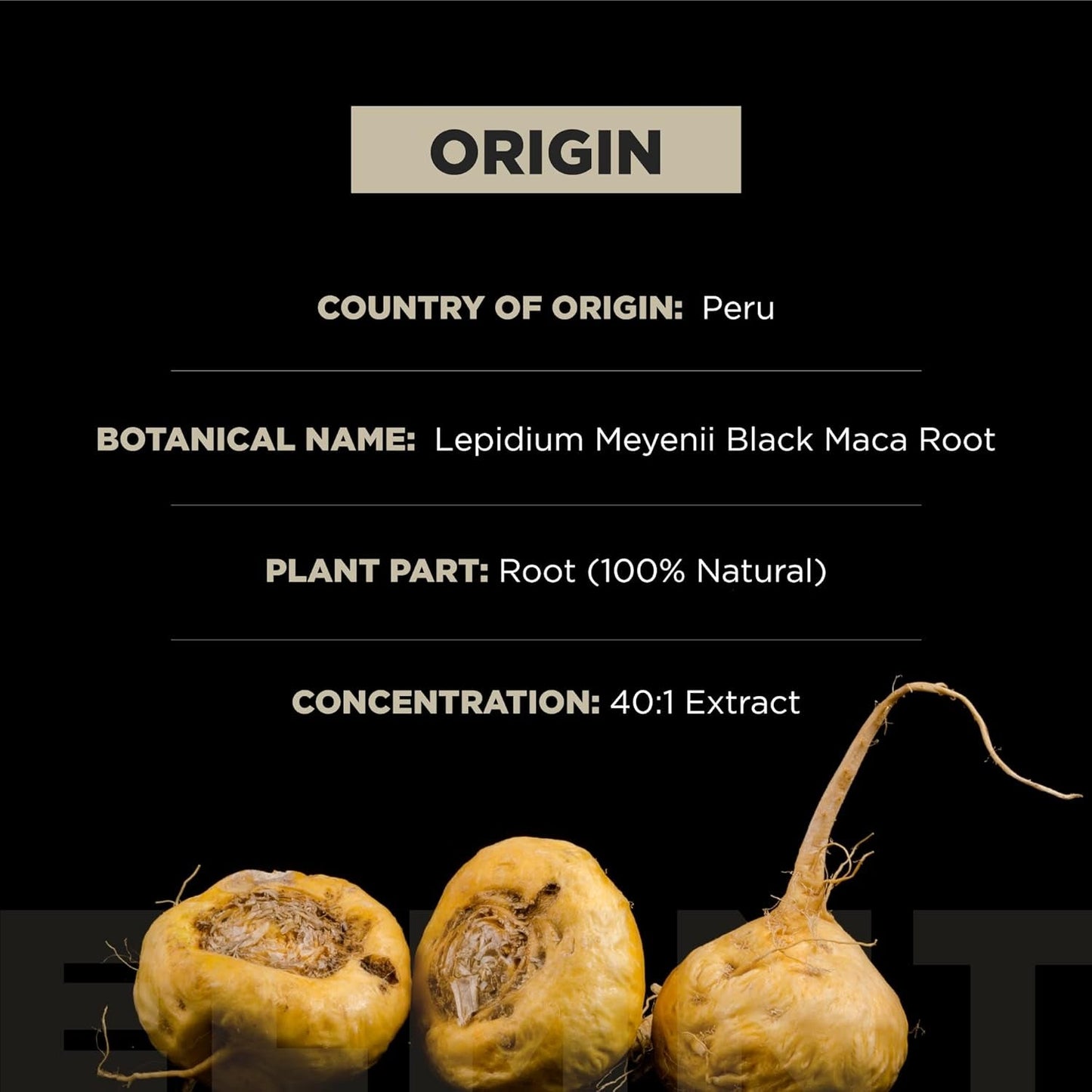 Natural Energy Boost Supplement for Men with Maca Root