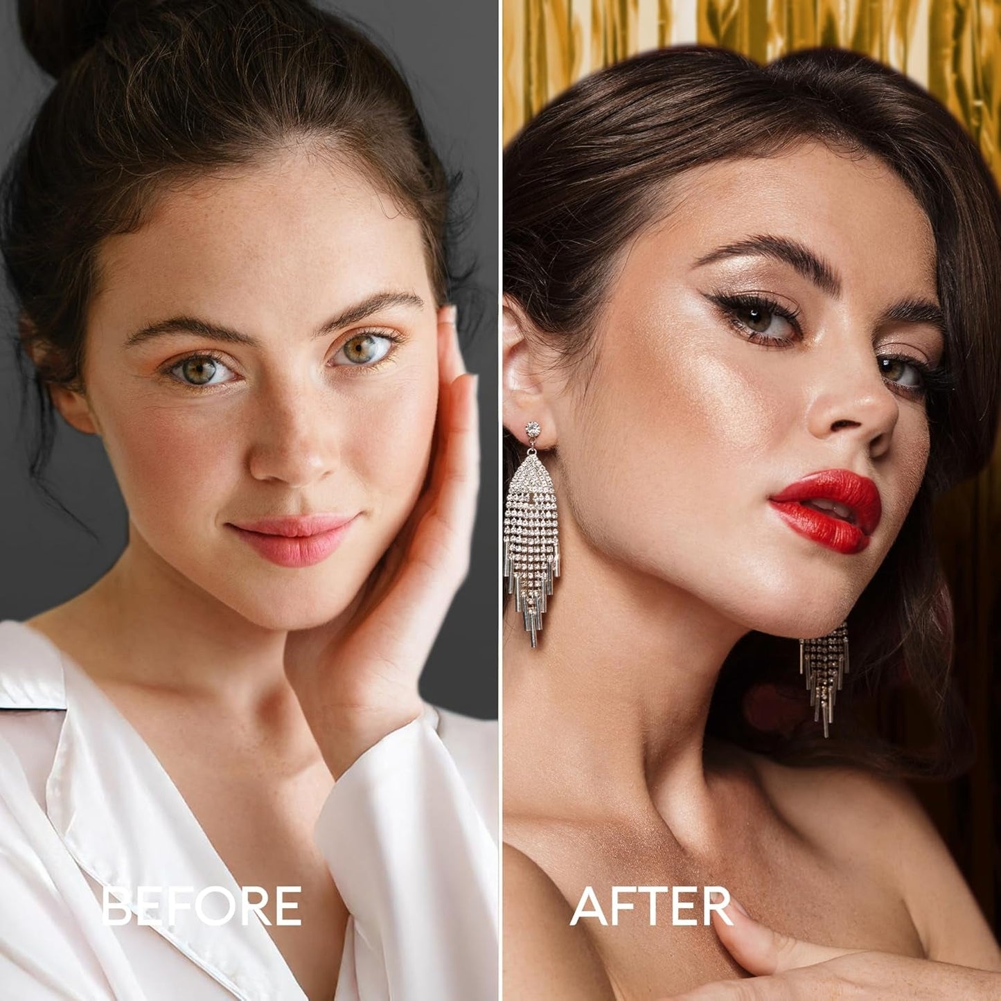Luxury 24K Gold Eye Masks - 20 Pairs, Reduce Puffiness
