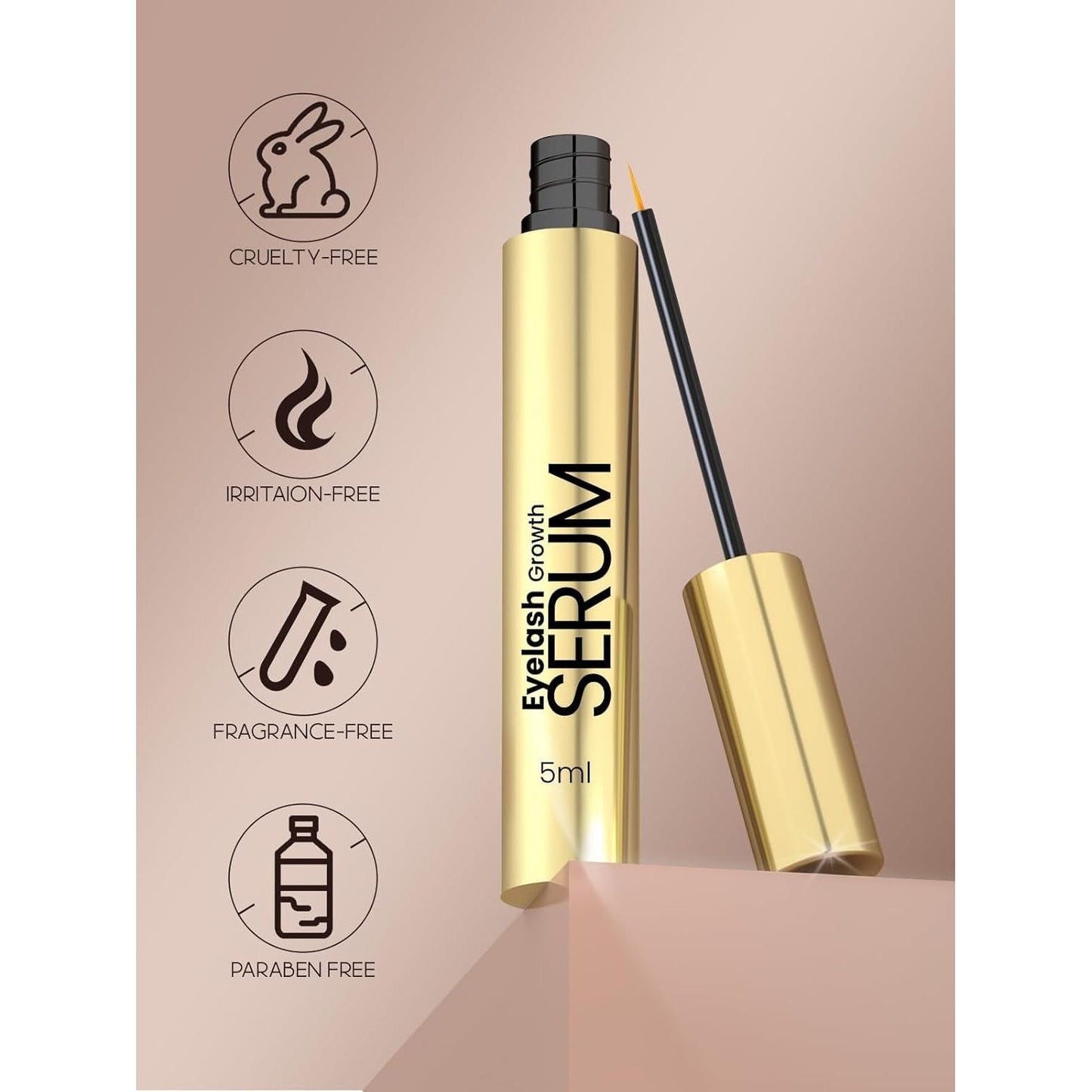 Natural Eyelash Growth Serum - 5ml Lash Booster