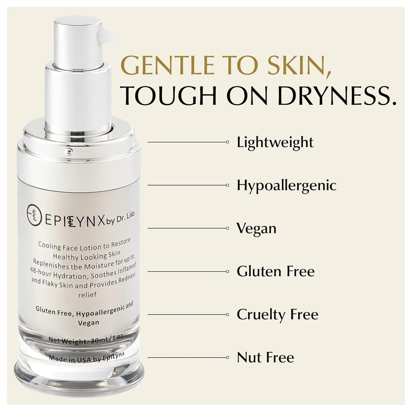 Gentle Daily Face Cream - 30ml | Non Greasy, Long Lasting