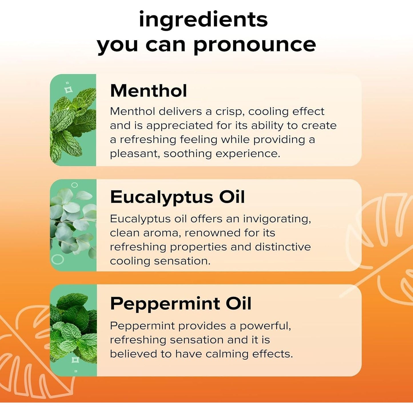 Natural Nasal Decongestant Sticks - 4 Pack