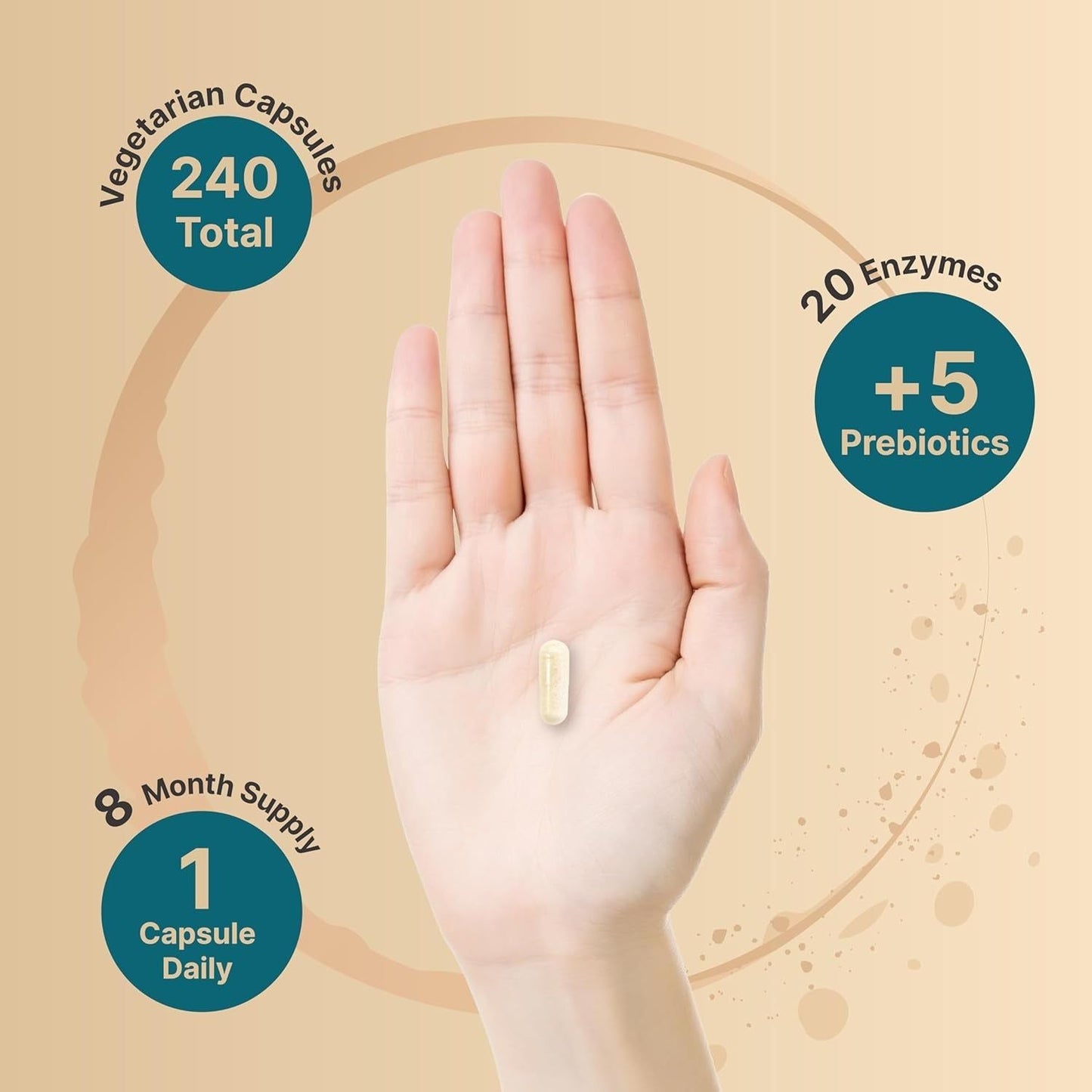 Gentle Gut Health Supplement - 240 Veggie Caps