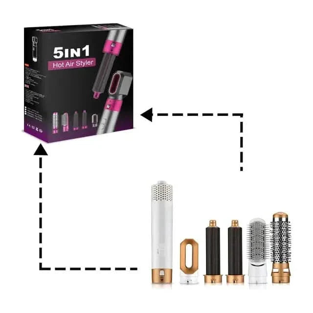 Multi Function Hair Curler and Dryer Set