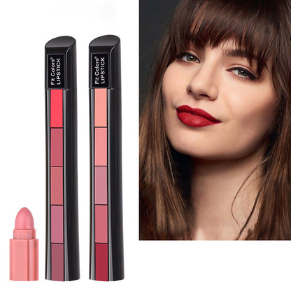 5-Section Matte Velvet Lipstick Set