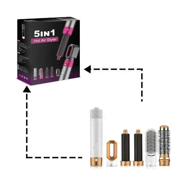 Multi Function Hair Curler and Dryer Set