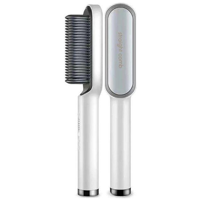 Easy-to-Use Electric Hair Straightening Brush for Smooth Hair