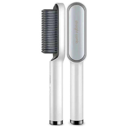 Easy-to-Use Electric Hair Straightening Brush for Smooth Hair
