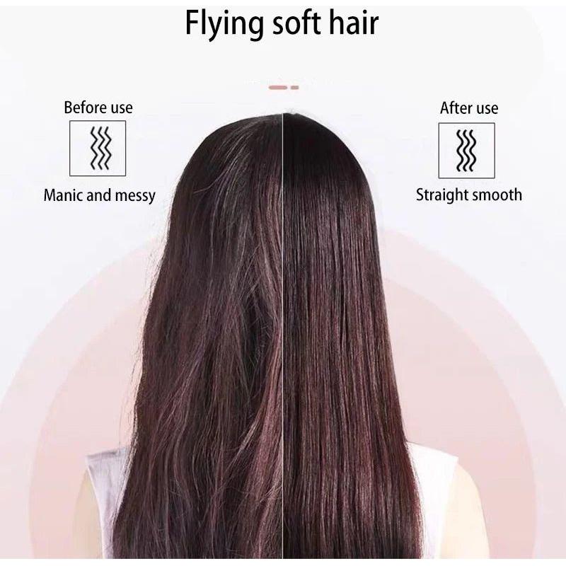 Easy-to-Use Electric Hair Straightening Brush for Smooth Hair