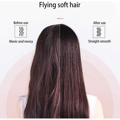 Easy-to-Use Electric Hair Straightening Brush for Smooth Hair