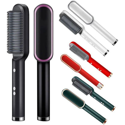 Easy-to-Use Electric Hair Straightening Brush for Smooth Hair - Mycosmeticslondon