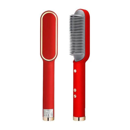 Easy-to-Use Electric Hair Straightening Brush for Smooth Hair
